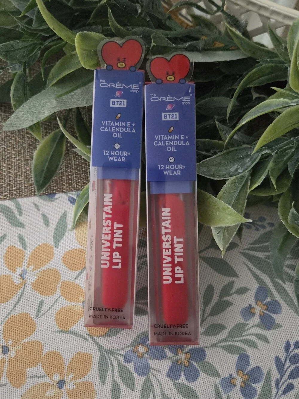 The Crème Shop BT21 Universtain Lip Tint — Red